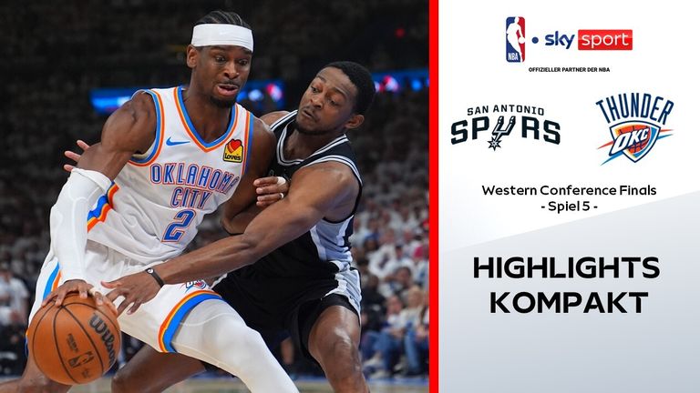 San Antonio Spurs @ Oklahoma City Thunder - die Highlights | NBA-Playoffs