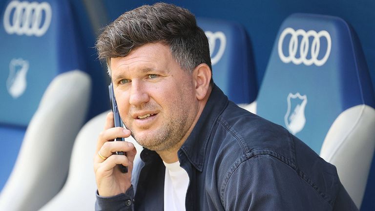 Andreas Schicker ist seit Oktober 2024 Sport-Geschäftsführer bei der TSG Hoffenheim.
