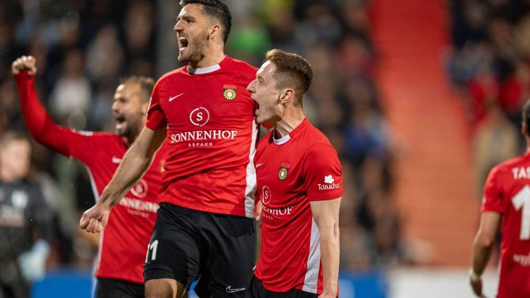 Sonnenhof Großaspach und Meppen steigen in die 3. Liga auf.