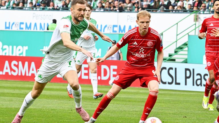 SpVgg Greuther Fürth gegen Fortuna Düsseldorf.