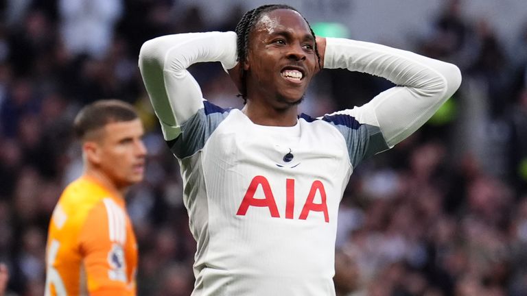Mathys Tel besorgte den Treffer für die Spurs - dennoch gelang erneut kein Heimsieg.