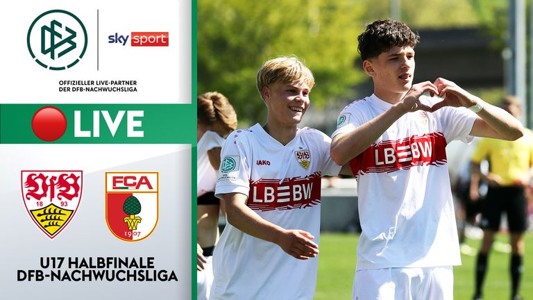 Im Halbfinale der U17 trifft der VfB Stuttgart auf den FC Augsburg.