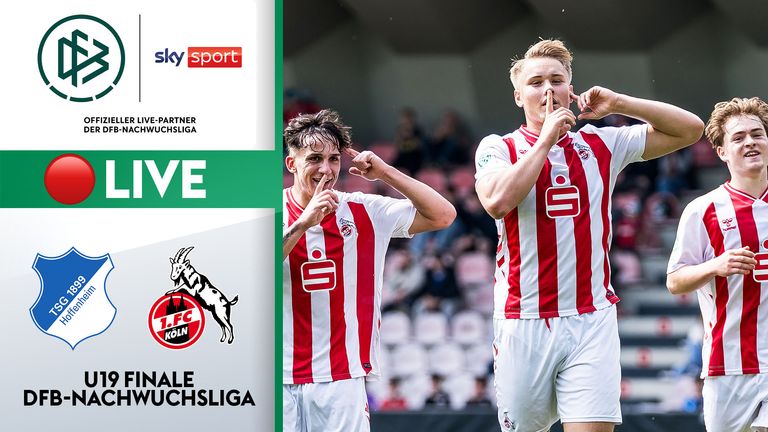 Im U19 Finale der DFB-Nachwuchsliga trifft die TSG Hoffenheim auf den 1. FC Köln.