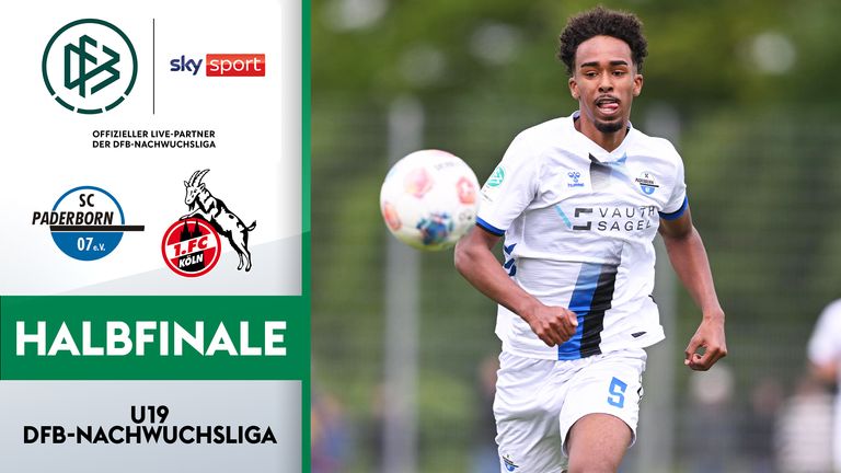 U19-Bundesliga, Halbfinale: SC Paderborn - 1. FC Köln - die Highlights