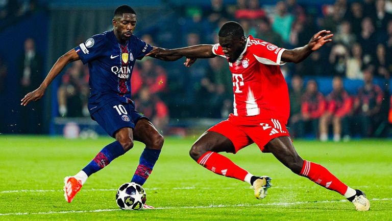 PSG-Coach Luis Enrique findet lobende Worte für Bayern-Verteidiger Dayot Upamecano.