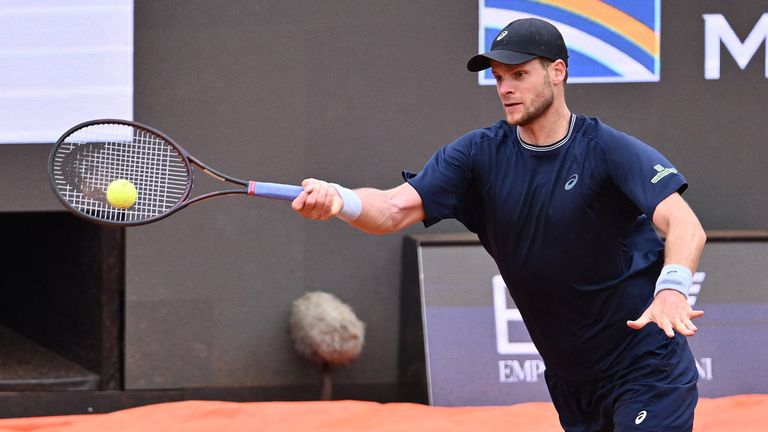 Yannick Hanfmann scheitert beim ATP-Masters in Rom in der zweiten Runde an Lokalmatador Luciano Darderi.