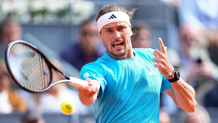 Beim ATP Masters-Turnier in Madrid scheiterte Zverev erst im Finale an Jannik Sinner.