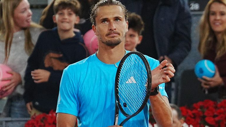 Alexander Zverev steht im Finale des Masters in Madrid. 