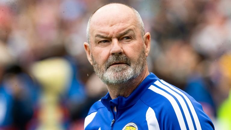 Scotland head coach Steve Clarke 