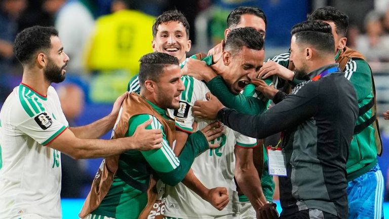 Algerien konnte das Spiel gegen Jordanien drehen.