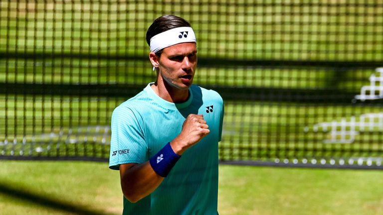 Daniel Altmaier steht in Eastbourne in Runde zwei. 