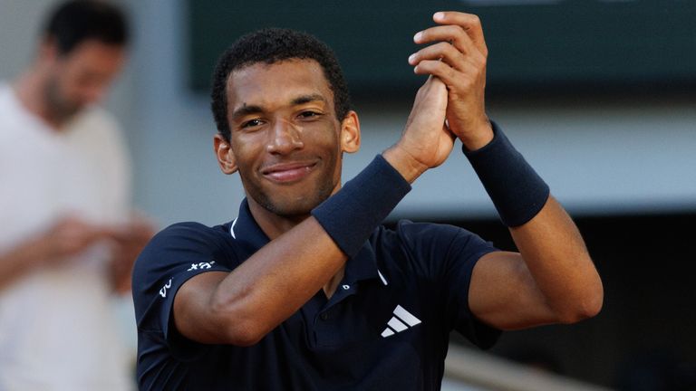 Felix Auger-Aliassime steht erstmals in seiner Karriere in einem Grand-Slam-Viertelfinale. 