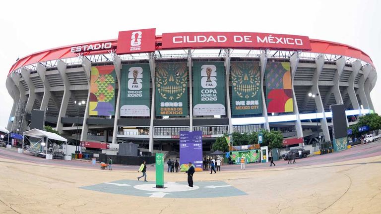 Während der WM heißt das Aztekenstadion auf Spanisch "Estadio Ciuda de Mexico".
