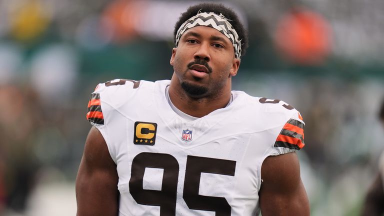 Browns-Superstar Myles Garrett wechselt zu den Los Angeles Rams in einem echten Blockbuster-Deal.