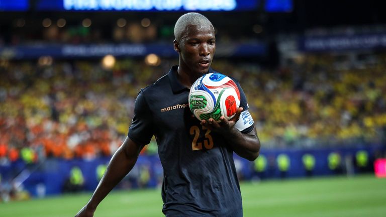 Moises Caicedo trifft mit Ecuador auf Curacao.