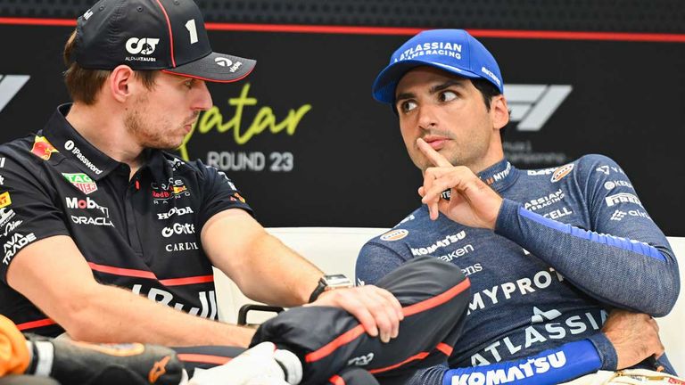 Carlos Sainz (r.) und Max Verstappen waren einst Teamkollegen bei Toro Rosso.