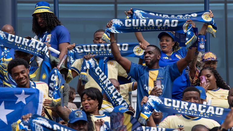 Die Fans von "The Blue Wave" freuen sich auf die WM in den USA, Kanada und Mexiko.