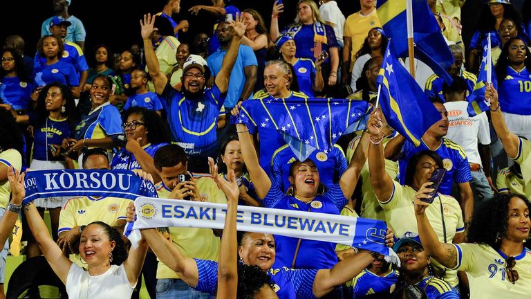 Die Fans von Curacao durften sich zum ersten Mal überhaupt über die Qualifikation für eine WM freuen. 
