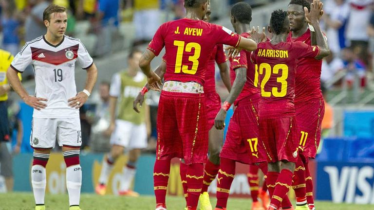Bei der WM 2014 kam Deutschland im zweiten Gruppenspiel gegen Ghana nur zu einem 2:2.