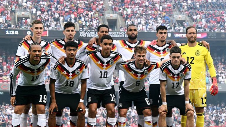 Das DFB-Team beim Testspiel gegen die USA.