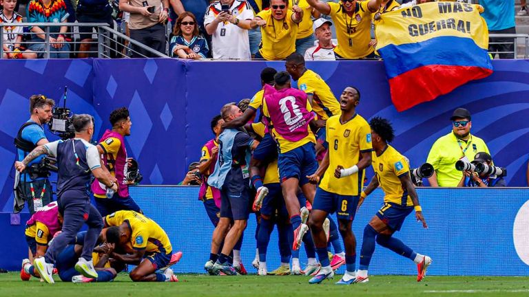 Ecuador konnte durch den Sieg gegen die deutsche Elf den Einzug in die K.o.-Runde feiern.