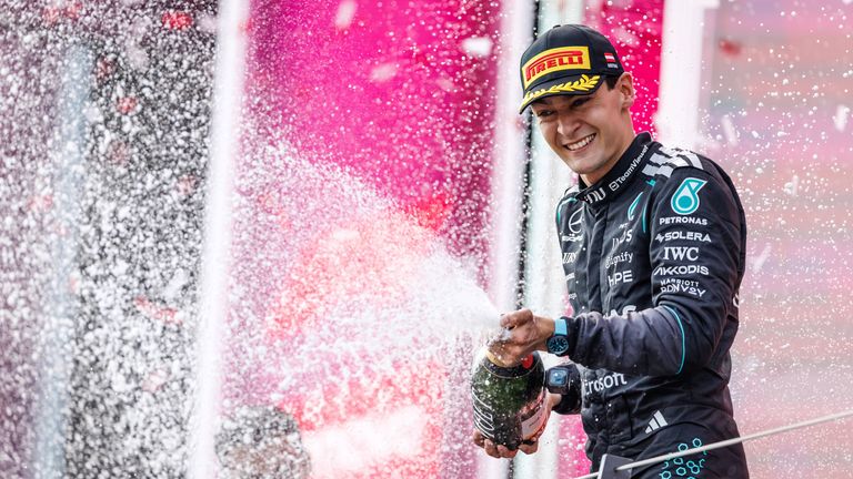 Spannung pur: George Russell gewinnt am Red Bull Ring von der Pole Position aus sein siebtes Formel-1-Rennen und setzt sich im Titelkampf ge