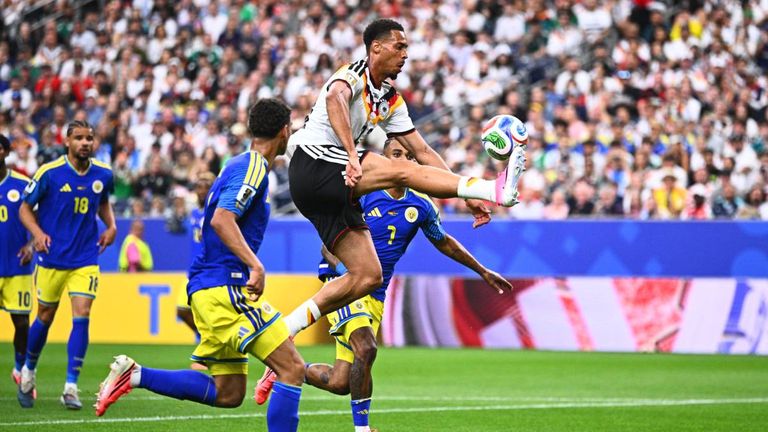 WM 2026: Felix Nmecha schießt das erste Tor für Deutschland nach gerade einmal sechs Minuten. Der Gegner der Partie war Gruppengegner Curaca