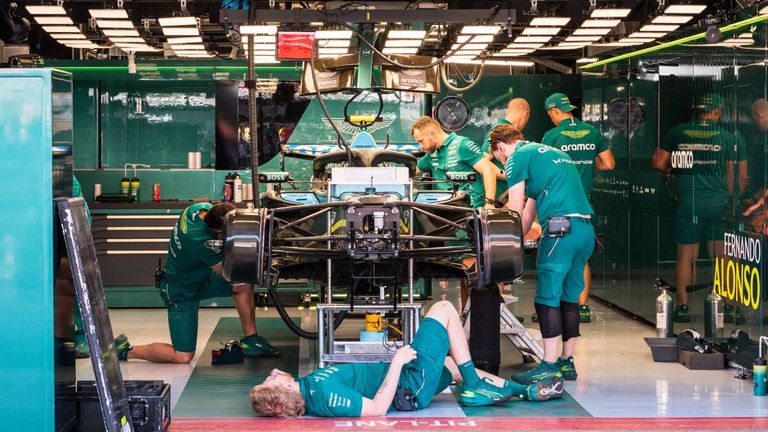 Aston Martin muss weiterhin auf eine signifikante Verbesserung warten.