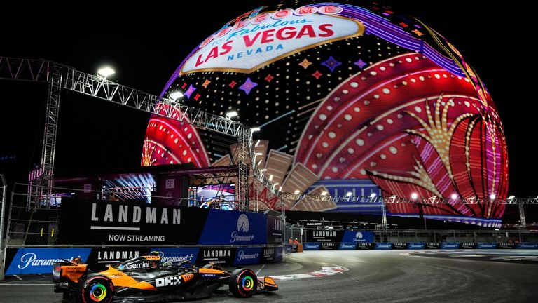 Die Formel-1-Stars werden auch in den kommenden Jahren am MSG Sphere in Vegas vorbeifahren.