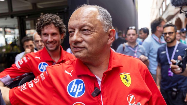 Ferrari-Teamchef Frederic Vasseur ist zurück an der Strecke.