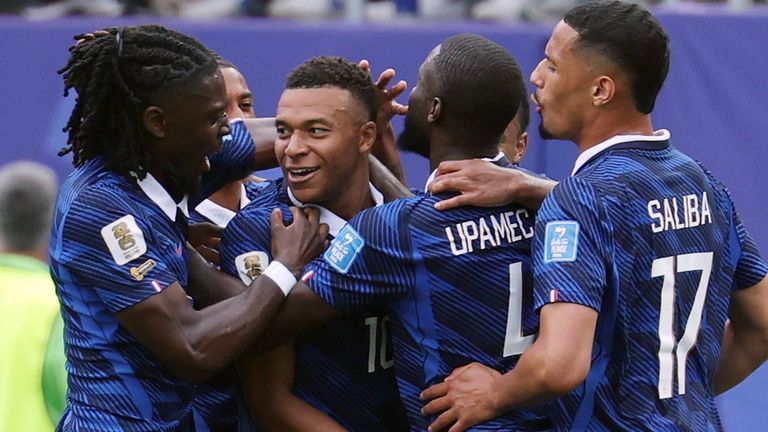 Kylian Mbappe trifft gegen den Irak doppelt