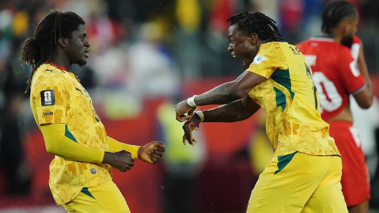 Ghana feiert einen späten Sieg gegen Panama.