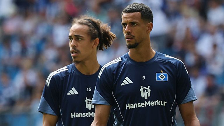 Robert Glatzel (r.) wird den HSV aller Voraussicht nach verlassen.