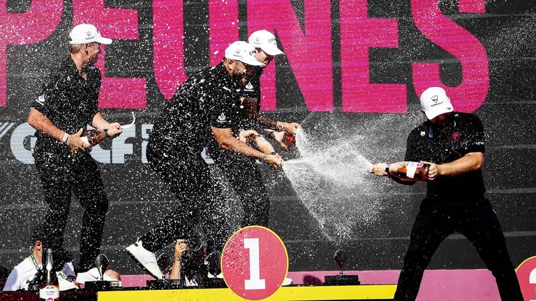 Legion XIII rund um Kapitän Jon Rahm feiert beim Event in Andalusien sowohl den Teamsieg als auch den Einzelsieg mit Tyrrell Hatton. 