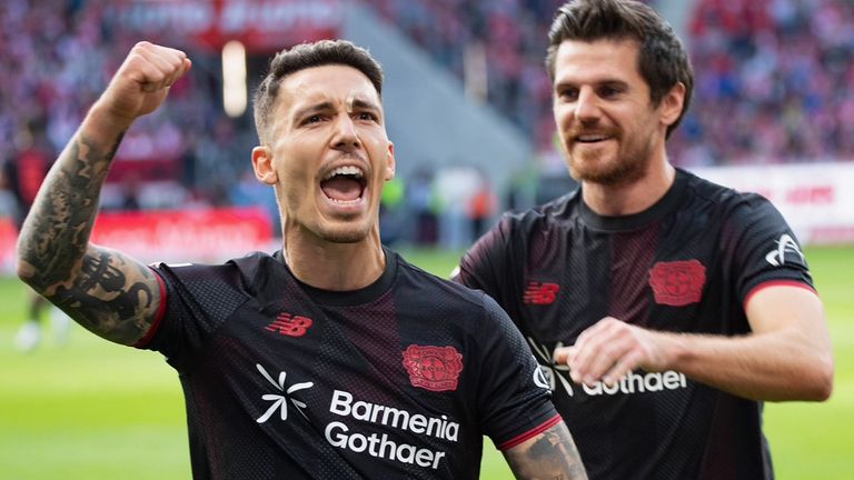 Alejandro Grimaldo wird nicht mehr im Leverkusen-Trikot jubeln.