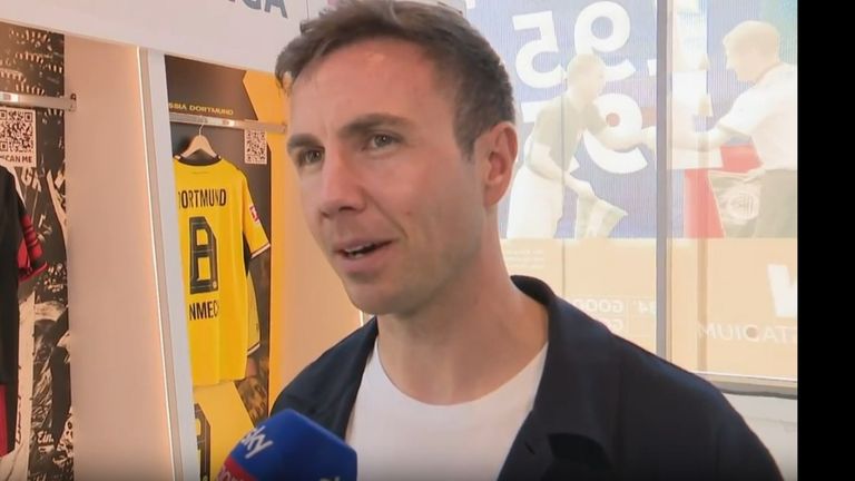 Mario Götze traf sich mit Sky Sport im "German House of Soccer" in den USA.