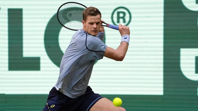 Yannick Hanfmann steht beim Tennis-Turnier auf Mallorca im Achtelfinale. 
