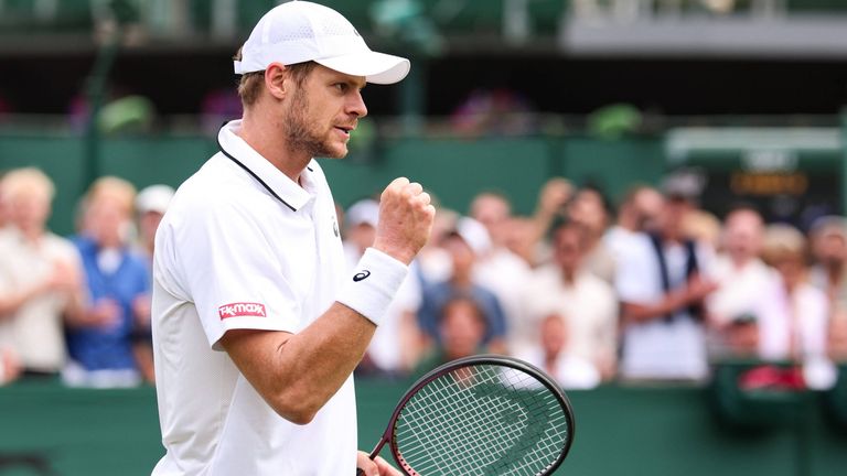Yannick Hanfmann überzeugt in Wimbledon.