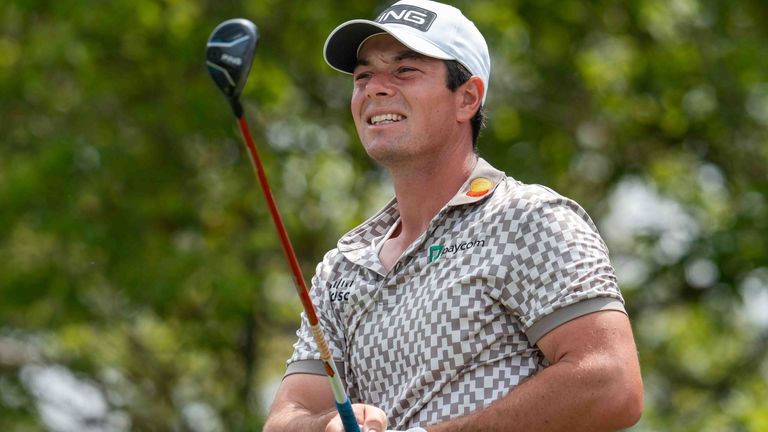 Viktor Hovland gewinnt die Travelers Championship.
