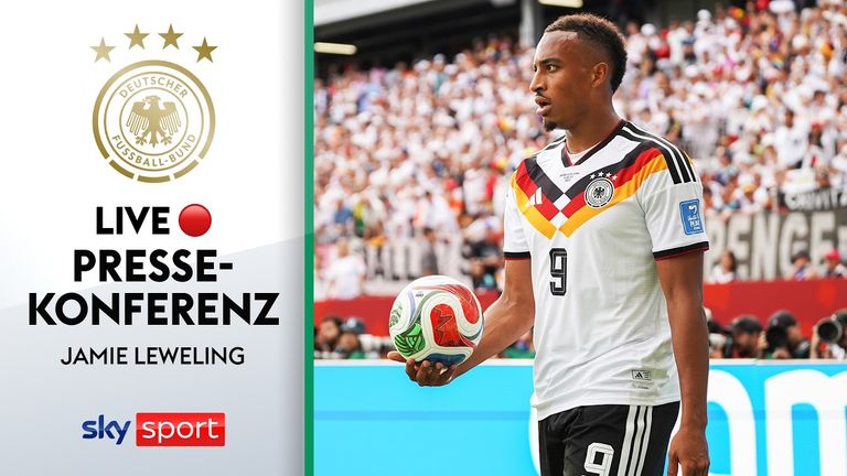 Sky zeigt ausgewählte Pressekonferenzen des DFB-Teams - heute mit Jamie Leweling
