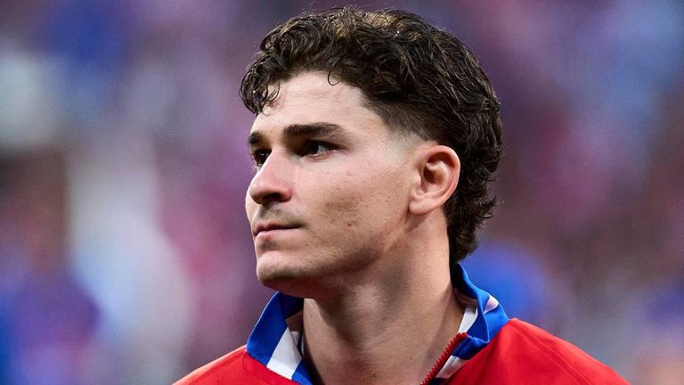 Julian Alvarez war im August 2024 nach Madrid gewechselt.