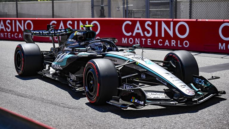 Kimi Antonelli startet beim GP von Monaco von der Pole Position.