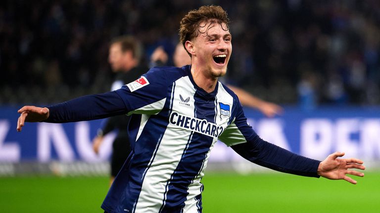 Maurice Krattenmacher spielte in der zurückliegenden Saison noch für die Hertha in der 2. Liga und darf nun Bundesliga-Luft schnuppern.