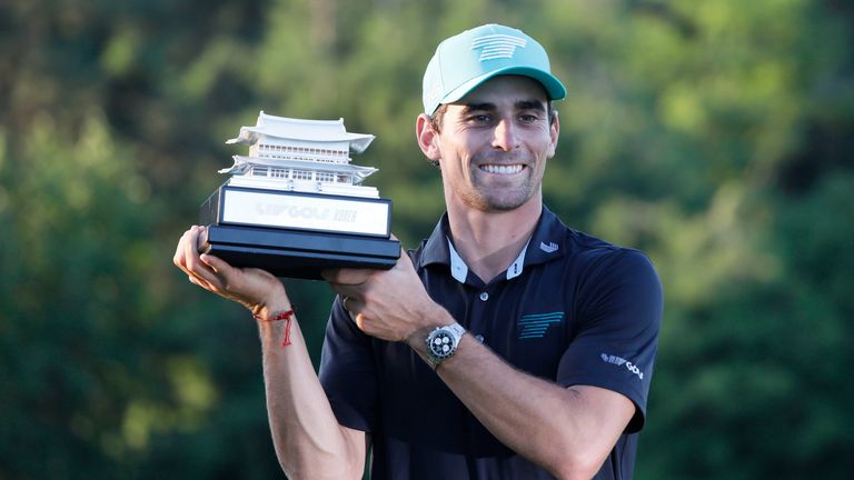 Joaquin Niemann (Torque GC) holt sich den Einzelsieg in Südkorea nach einem spannenden Playoff gegen Talor Gooch (OKGC).