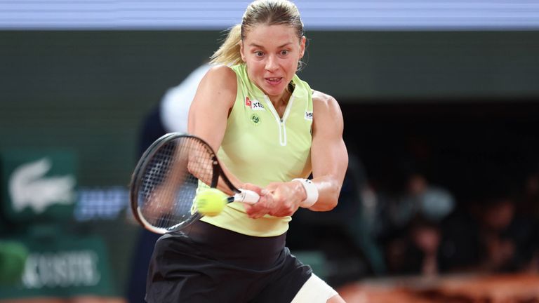 Maja Chwalinska steht als Qualifikantin im Finale der French Open. 
