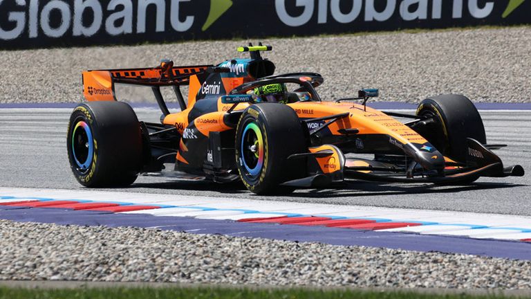 Lando Norris (McLaren) in Spielberg.