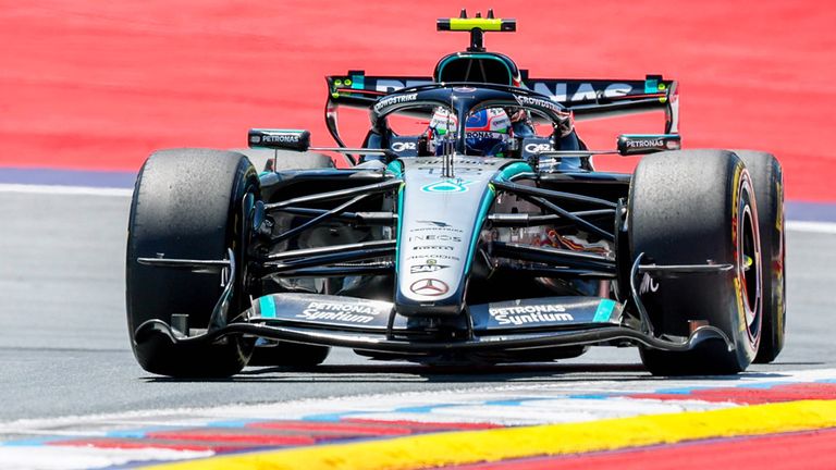 Kimi Antonelli (Mercedes) in Spielberg.