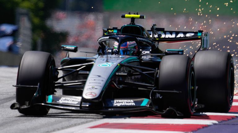 Kimi Antonelli (Mercedes) in Spielberg.