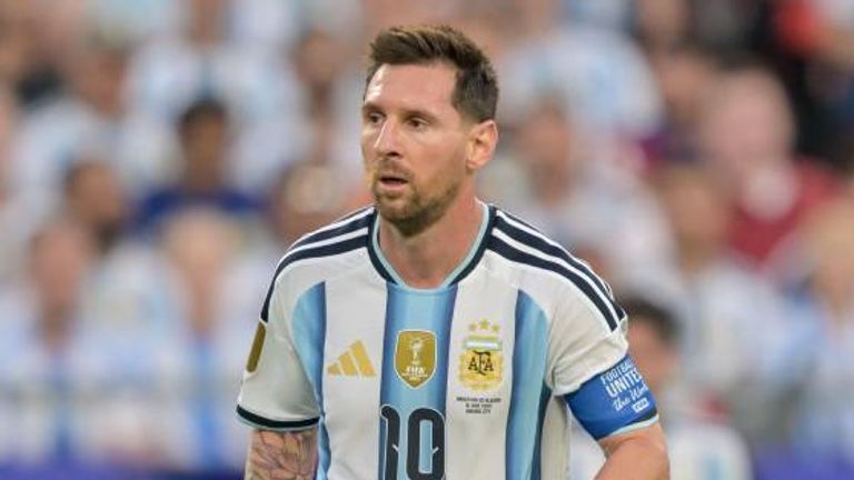 Lionel Messi beim 3:0-Sieg gegen Gruppengegner Algerien.