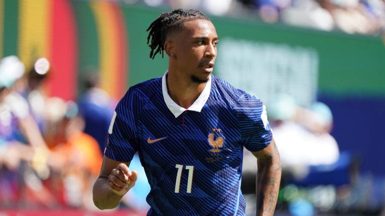 Michael Olise beim WM-Gruppenspiel gegen Senegal.